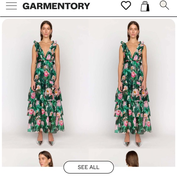 Christy Lynn Alexa Floral Dress in Camellia Garden $750 sz XS - Picture 4 of 7